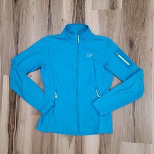 Arcteryx Delta LT Jacket Womens M Teal Full Zip Polartec Fleece
